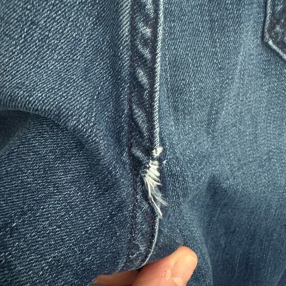 MOTHER Hustler Ankle Heirloom Stretch High Rise Blue Jeans Women’s size 28 NWOT - Picture 8 of 14